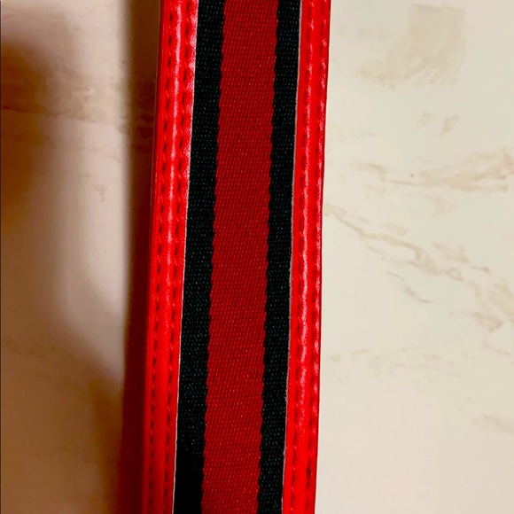 Red Gucci belt main image 2